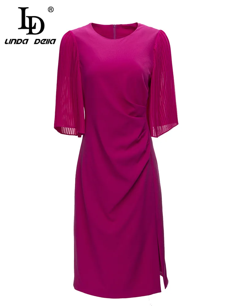 LD LINDA DELLA 2023 Summer Sexy Crew Neck Short Sleeve Solid Color Zipper Split Skirt Holiday Shopping Party Mini Dress
LD LINDA DELLA 2023 Summer Sexy Crew Neck Short Sleeve Solid Color Zipper Split Skirt Holiday Shopping Party Mini Dress
