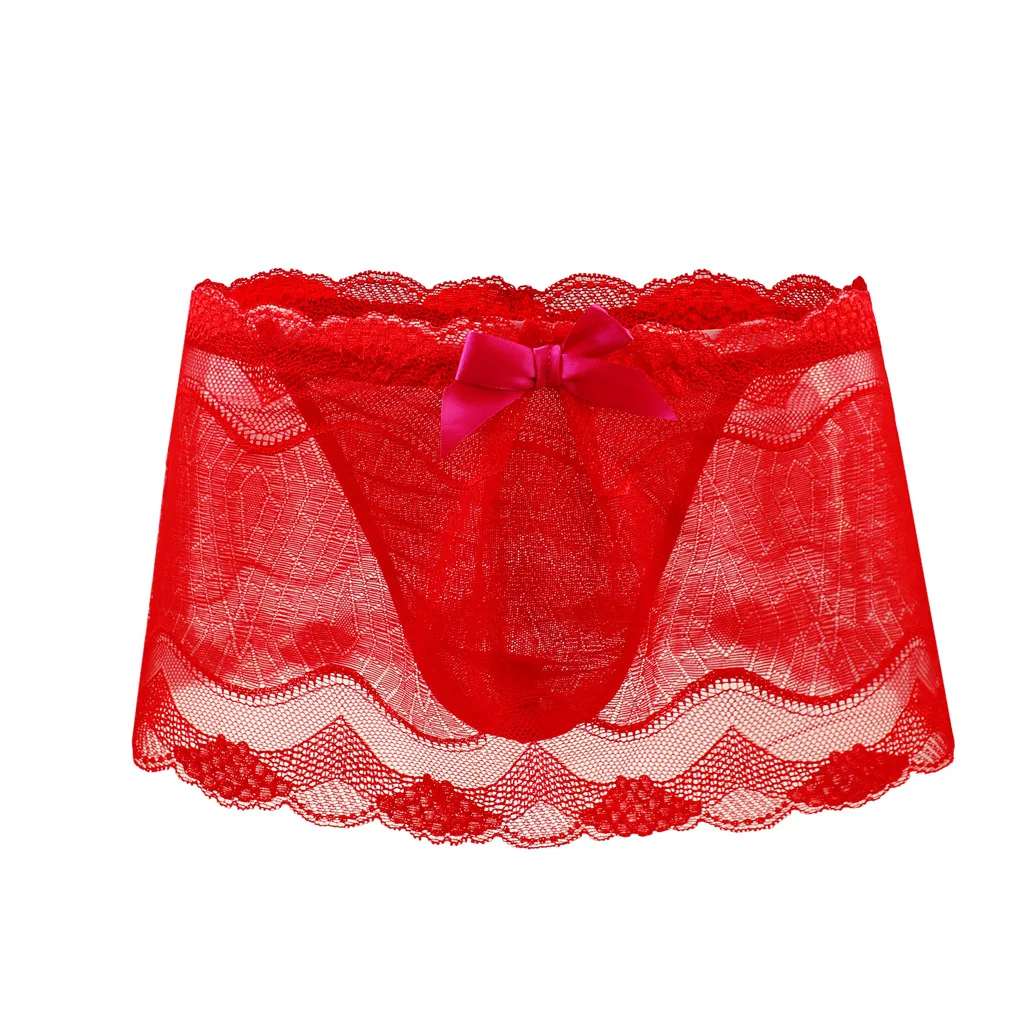 Men's Sexy Underwear Sissy Lace Pink Red Gauze Embroidery T Back Thongs for Gay Erotic U Convex Pouch with Skirt Design G-String
Men's Sexy Underwear Sissy Lace Pink Red Gauze Embroidery T Back Thongs for Gay Erotic U Convex Pouch with Skirt Design G-String