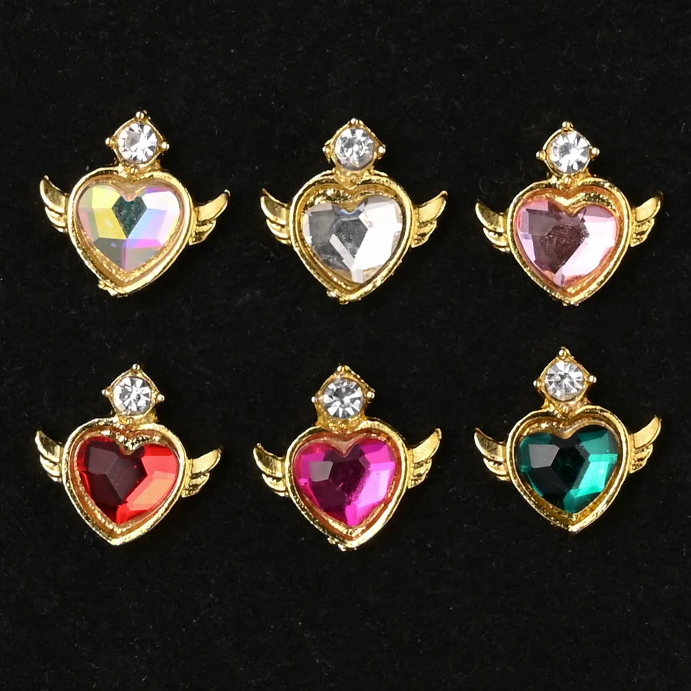 10pcs Love Heart Nail Charms Luxury Crystals Diamonds Jewelry Heart/Water-drop Shape Alloy Nail Rhinestones Nail Supplies
10pcs Love Heart Nail Charms Luxury Crystals Diamonds Jewelry Heart/Water-drop Shape Alloy Nail Rhinestones Nail Supplies