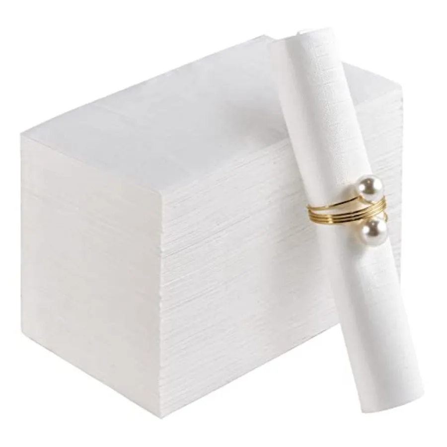 100 Pack Paper Napkins Guest Towels Disposable Premium Quality 3-ply Dinner Napkins Soft, Absorbent Paper Hand Towels for Party
100 Pack Paper Napkins Guest Towels Disposable Premium Quality 3-ply Dinner Napkins Soft, Absorbent Paper Hand Towels for Party