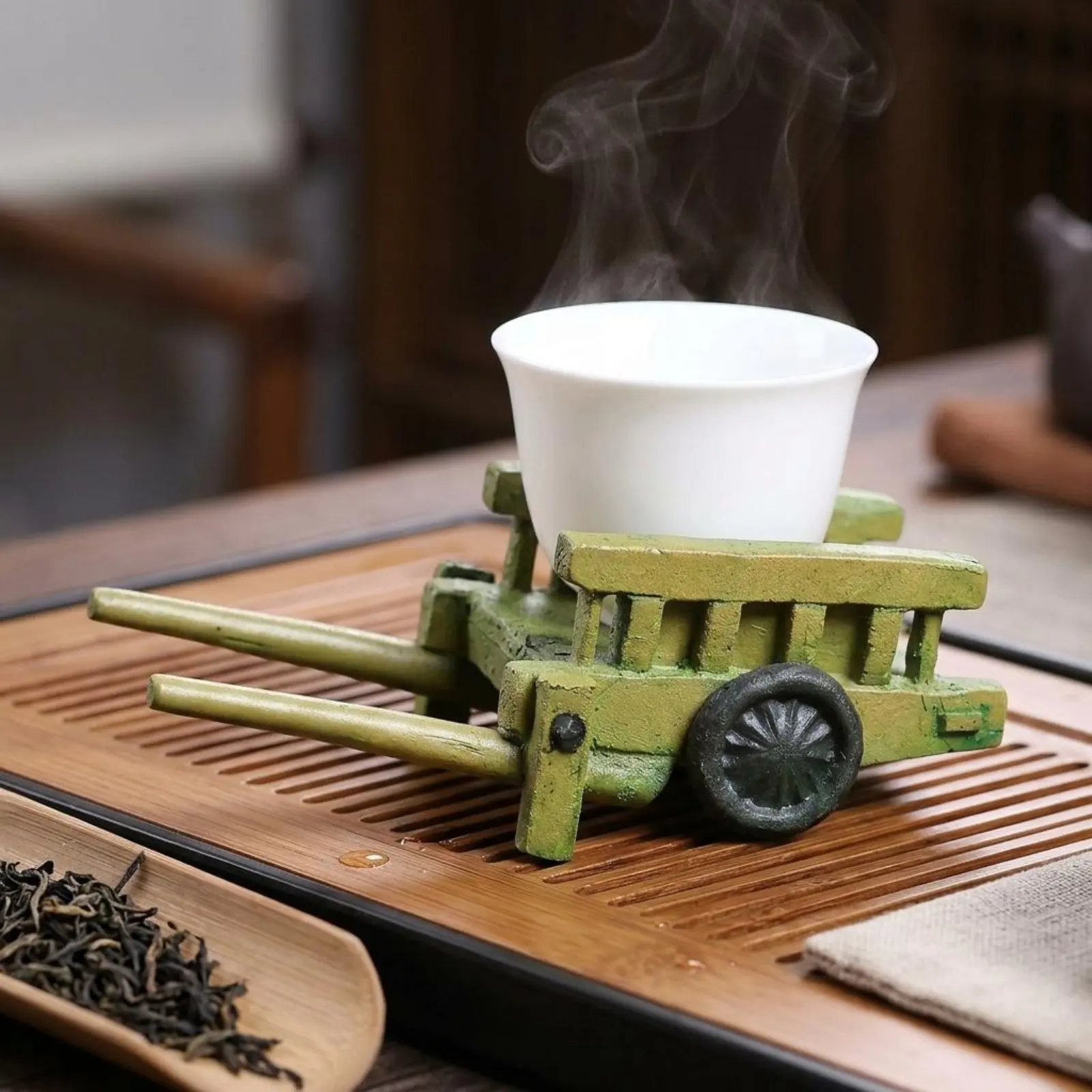 2 Pieces Bamboo Design Tea Pet Rustic Design Mini Tea Pet Figurine Mini Wagon Figurine Retro Home Decor Vintage
2 Pieces Bamboo Design Tea Pet Rustic Design Mini Tea Pet Figurine Mini Wagon Figurine Retro Home Decor Vintage
