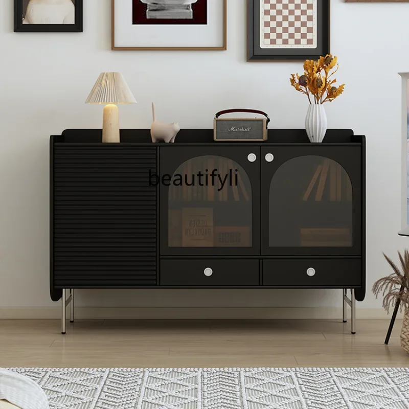 F Modern retro home solid wood porch storage cabinet light luxury medieval wall side cabinet
F Modern retro home solid wood porch storage cabinet light luxury medieval wall side cabinet