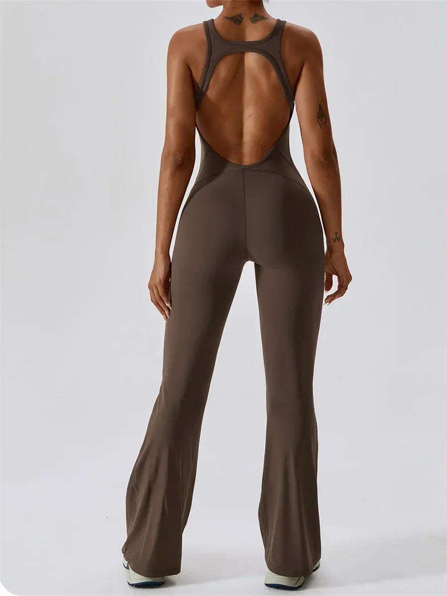 Gym Set Women Training Yoga Jumpsuit Hollow Out Backless Sports Suit Fitness Stretch Flare Rompers Push Up Workout Bodysuits
Gym Set Women Training Yoga Jumpsuit Hollow Out Backless Sports Suit Fitness Stretch Flare Rompers Push Up Workout Bodysuits