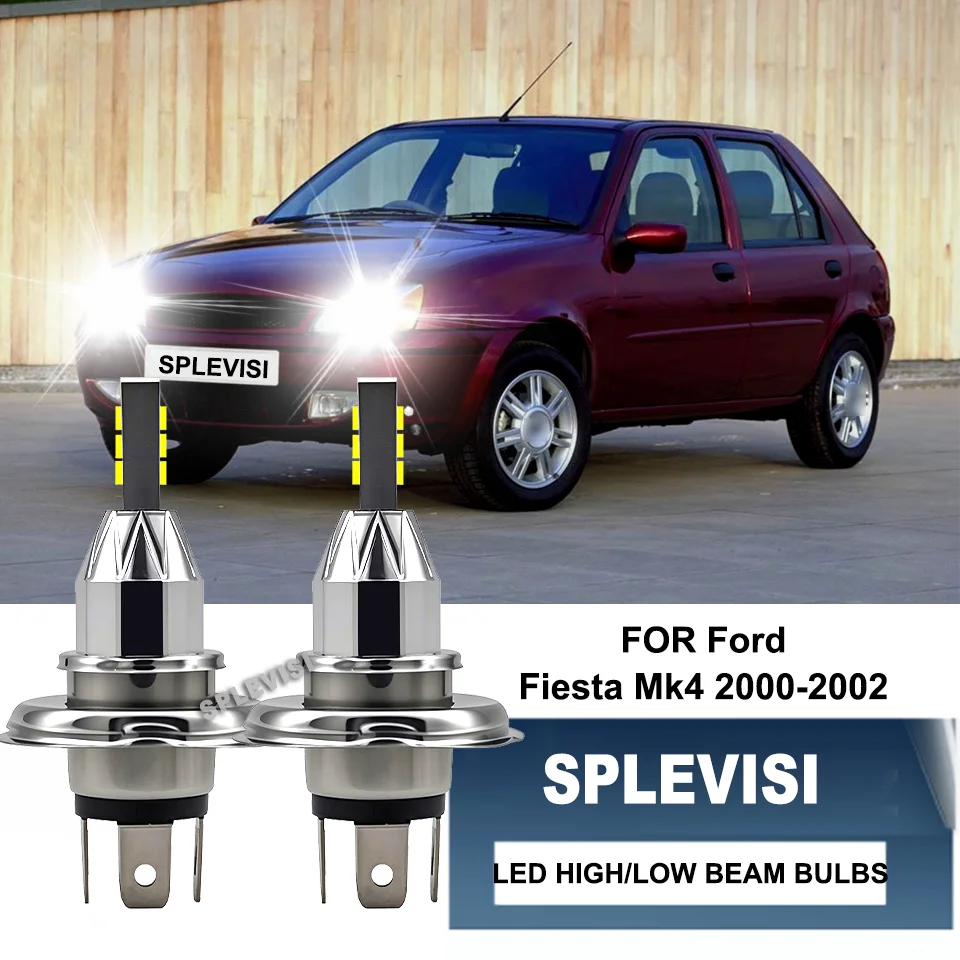 Hi/Lo Beam 6000LM 60W LED Car Headlights H4 Bulbs CSP Auto Lamp For Ford Fiesta Mk4 2000 2001 2002 Vehicles Diode Lighting 12V
Hi/Lo Beam 6000LM 60W LED Car Headlights H4 Bulbs CSP Auto Lamp For Ford Fiesta Mk4 2000 2001 2002 Vehicles Diode Lighting 12V