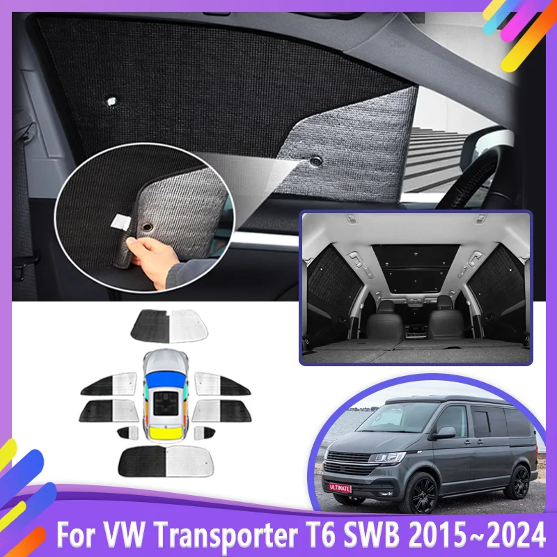 Car Accessories For Volkswagen VW Transporter T6 SWB 2015~2024 Car Sunshades Full Window Visor Anti-UV Windshield Curtain Cover
Car Accessories For Volkswagen VW Transporter T6 SWB 2015~2024 Car Sunshades Full Window Visor Anti-UV Windshield Curtain Cover