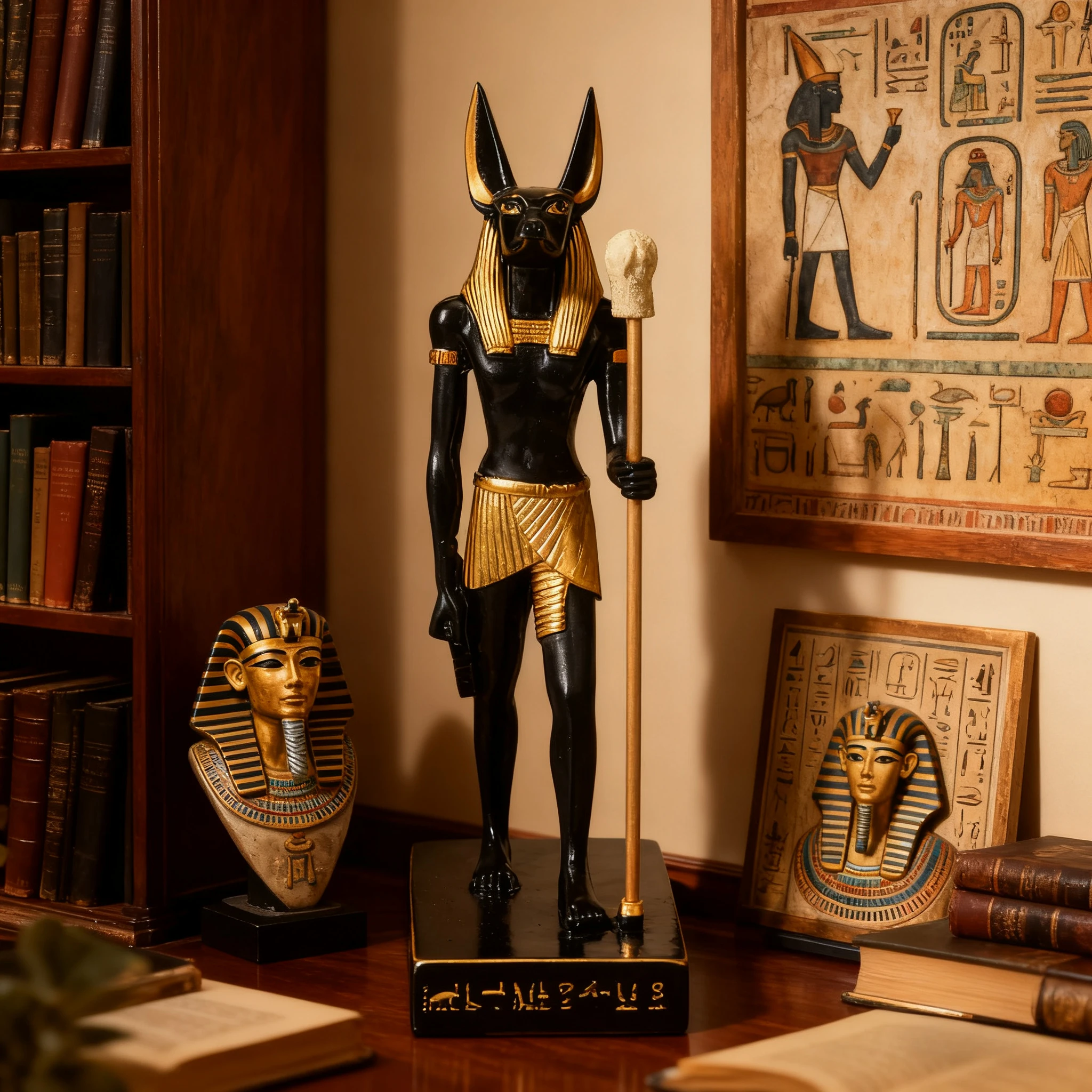 Ancient Egyptian Anubis Dog God Figurine Horus Protector Statue Resin Craft Home Decor Ornament Vintage Desktop Collectible
Ancient Egyptian Anubis Dog God Figurine Horus Protector Statue Resin Craft Home Decor Ornament Vintage Desktop Collectible