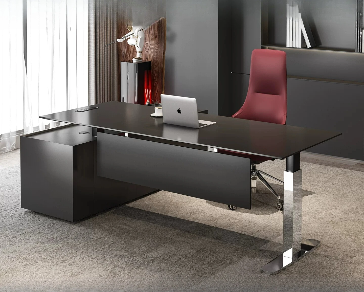 PYJ intelligent dual motor lift computer desk study office supervisor desk lift table
PYJ intelligent dual motor lift computer desk study office supervisor desk lift table