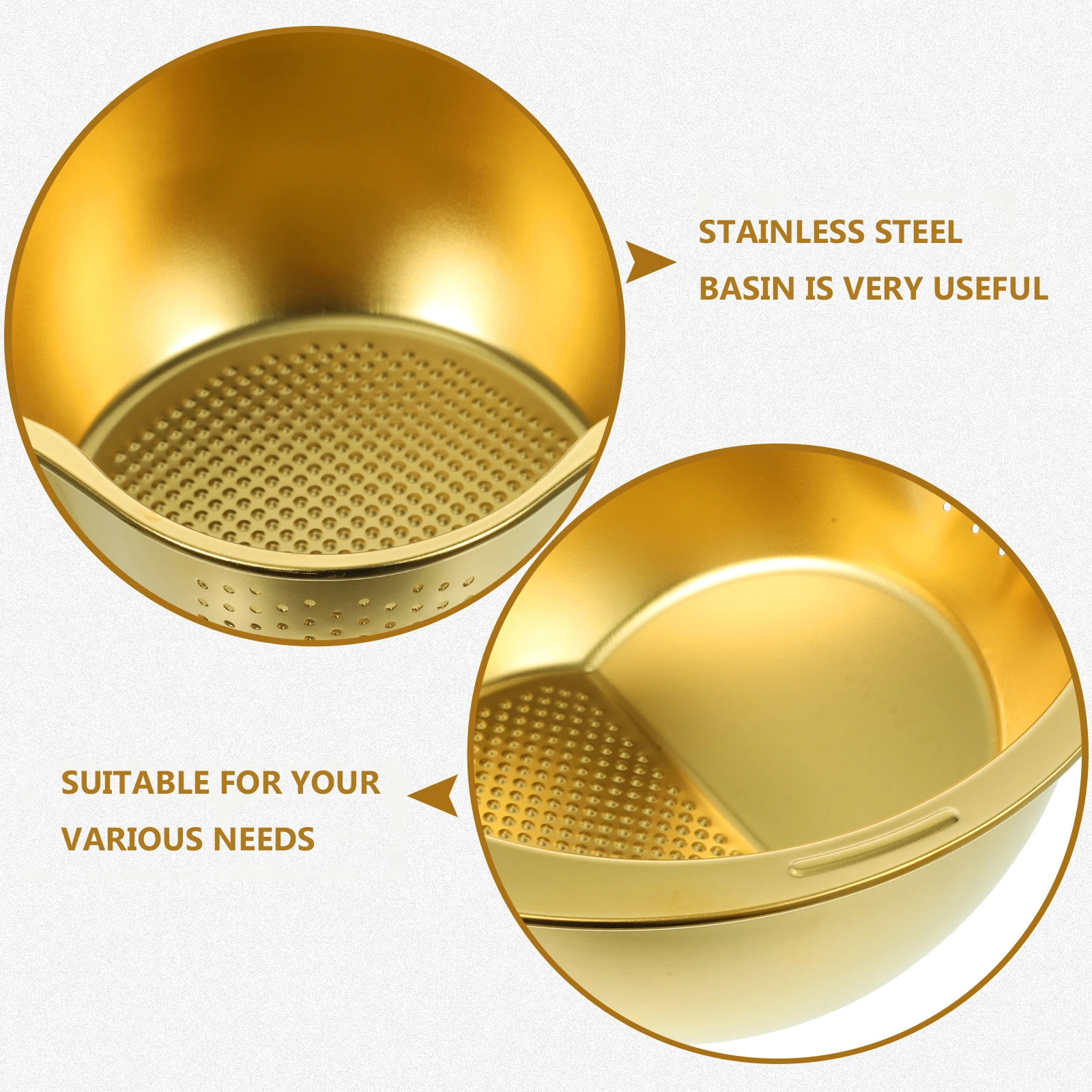 Rice Washing Sieve Fruit Washer Vegetable Baskets for Kitchen Storage Draining and Drainage Multifunctional Bowl Basin
Rice Washing Sieve Fruit Washer Vegetable Baskets for Kitchen Storage Draining and Drainage Multifunctional Bowl Basin