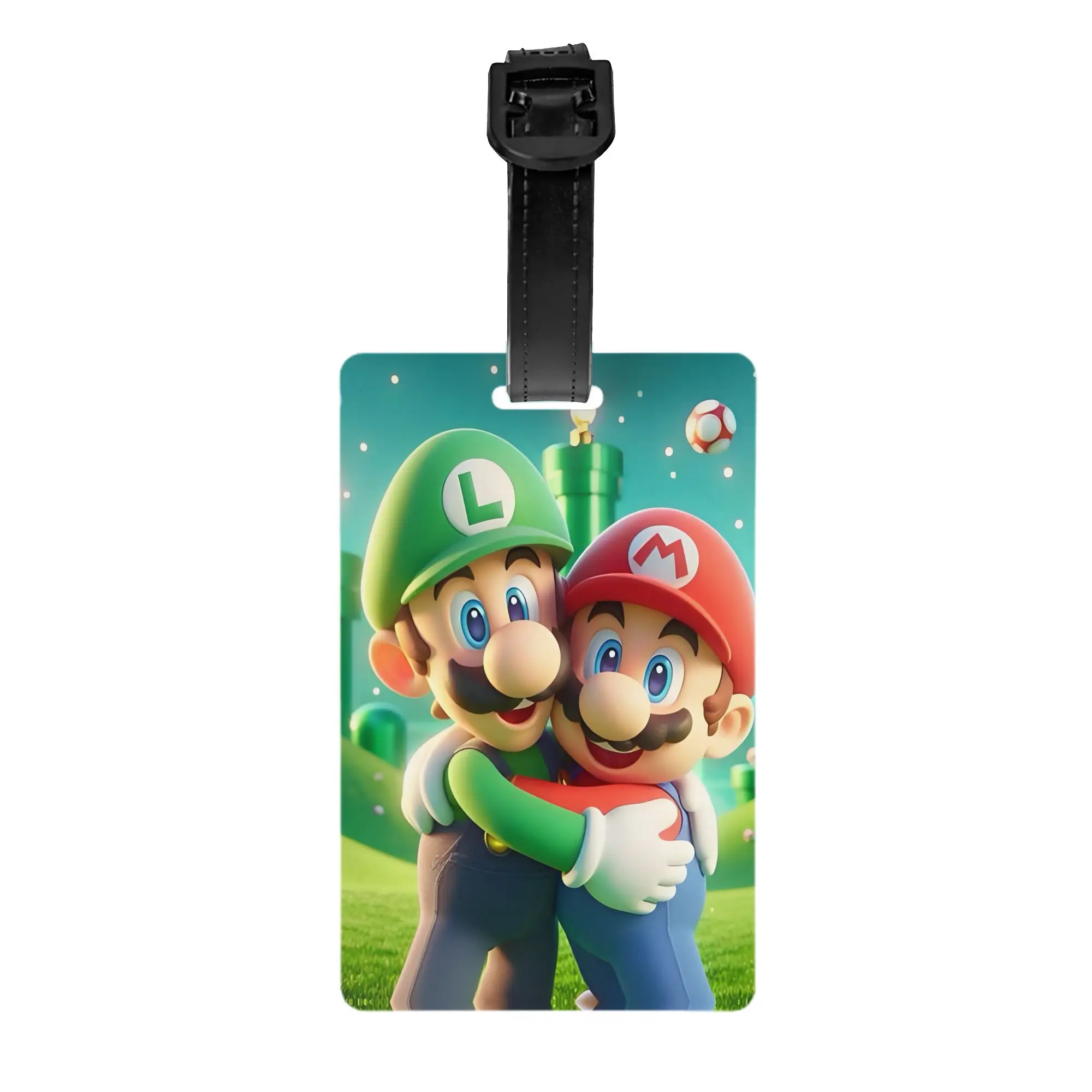 Custom M-Marioed Mushroom Luggage Tag With Name Card Video Game Privacy Cover ID Label for Travel Bag Suitcase
Custom M-Marioed Mushroom Luggage Tag With Name Card Video Game Privacy Cover ID Label for Travel Bag Suitcase