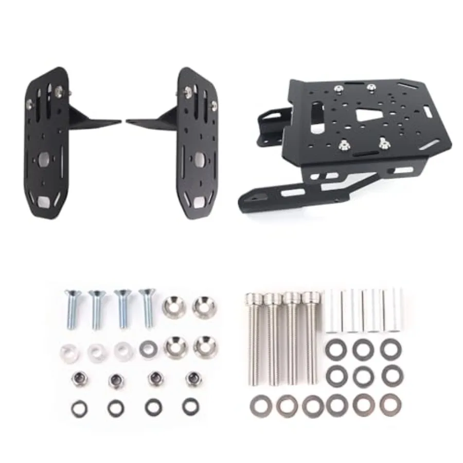 Motorcycle Rear Luggage Rack and Saddlebag Support Kit for Enhanced Cargo Capacity and Stability on Vitpilen Svartpilen 401 20
Motorcycle Rear Luggage Rack and Saddlebag Support Kit for Enhanced Cargo Capacity and Stability on Vitpilen Svartpilen 401 20