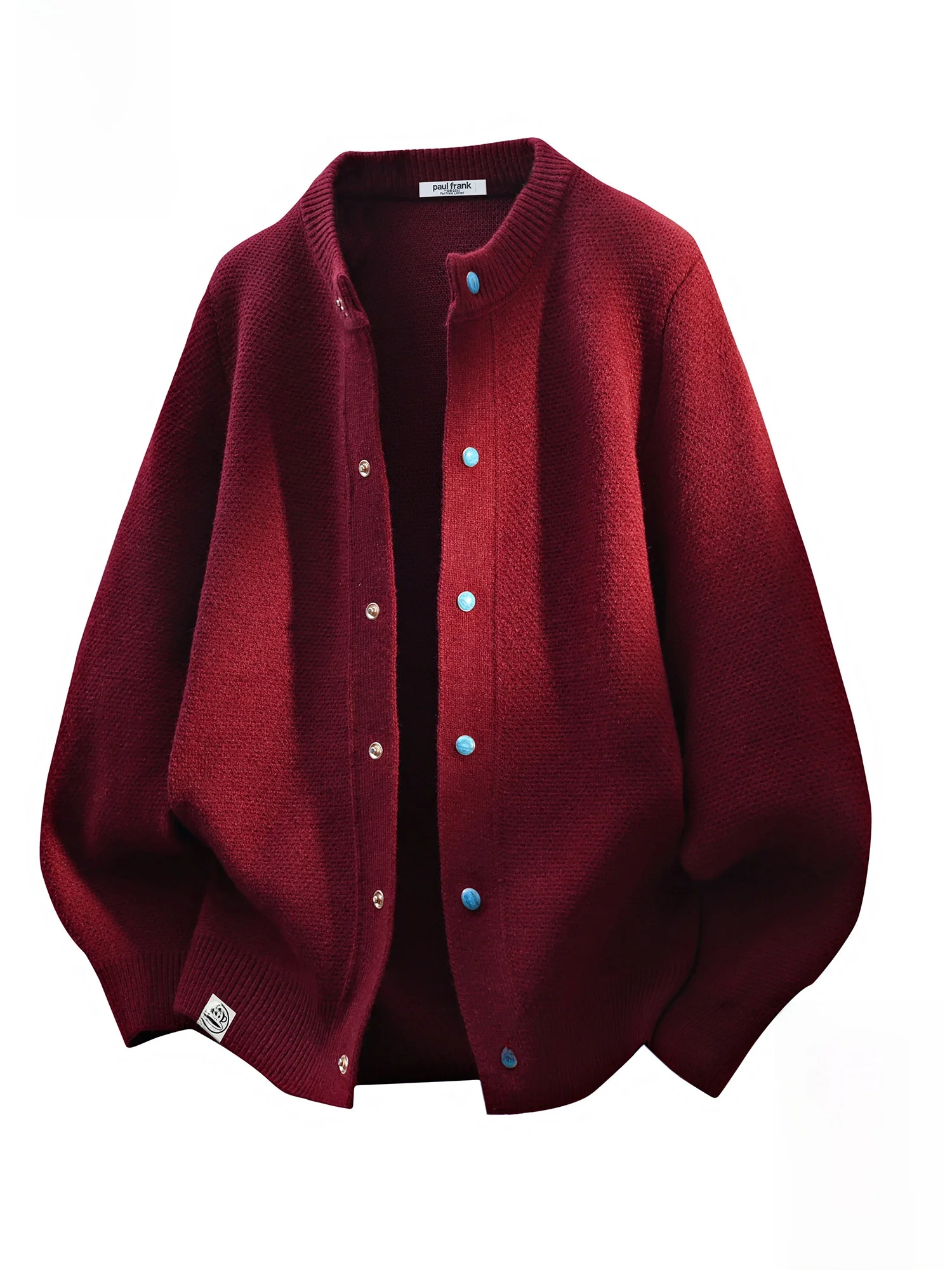 Мужской вязаный кардиган Paul Frank Monkey свободного кроя с круглым вырезом, красный, для весеннего сезона, повседневный, с длинными рукавами
Мужской вязаный кардиган Paul Frank Monkey свободного кроя с круглым вырезом, красный, для весеннего сезона, повседневный, с длинными рукавами