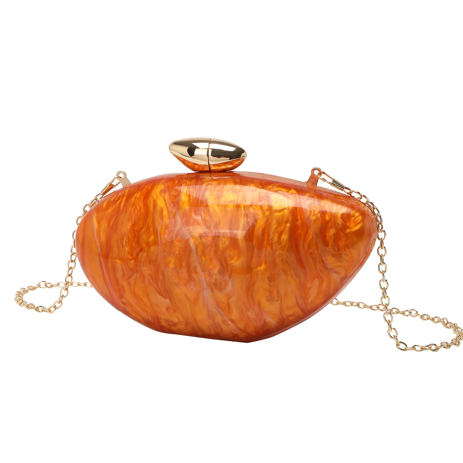 Ужин Женская мода Тенденция Акриловый клатч Овальная цепочка Сумка на плечо Кошельки Роскошный дизайнерский легкий роскошный стильный вечерний клатч
Ужин Женская мода Тенденция Акриловый клатч Овальная цепочка Сумка на плечо Кошельки Роскошный дизайнерский легкий роскошный стильный вечерний клатч