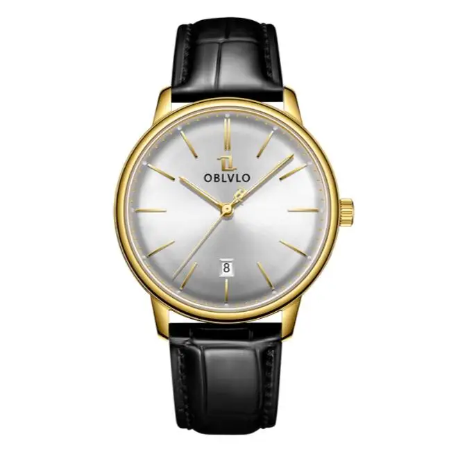 OBLVLO Men Automatic Watch 39.8mm Vintage Mechanical Wristwatch ultrathin 50m Waterproof Sapphire Luminous Miyota Movement
OBLVLO Men Automatic Watch 39.8mm Vintage Mechanical Wristwatch ultrathin 50m Waterproof Sapphire Luminous Miyota Movement