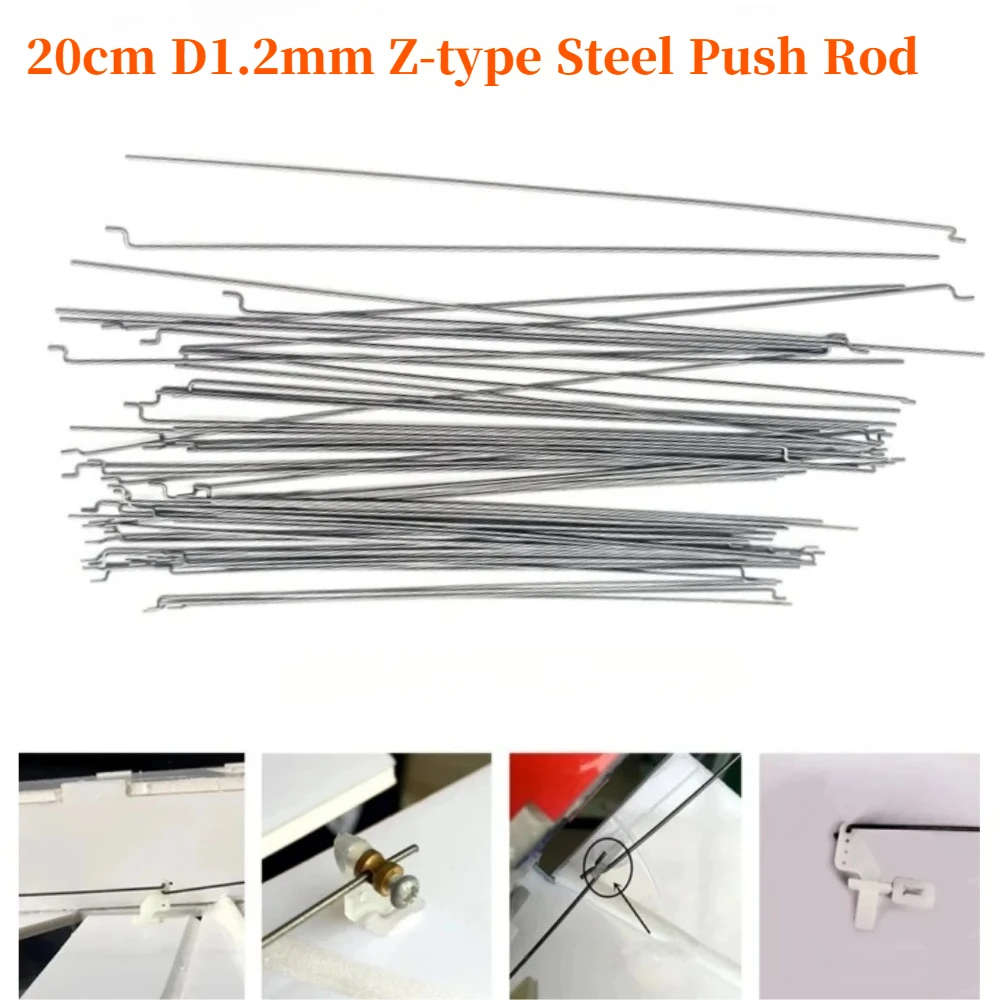 10/20/50PCS D1.2mm Z-type Steel Wire Push Rod 20cm Pushrod For RC Airplane Spare Parts Steel Pull Connecting Rod Servo
10/20/50PCS D1.2mm Z-type Steel Wire Push Rod 20cm Pushrod For RC Airplane Spare Parts Steel Pull Connecting Rod Servo