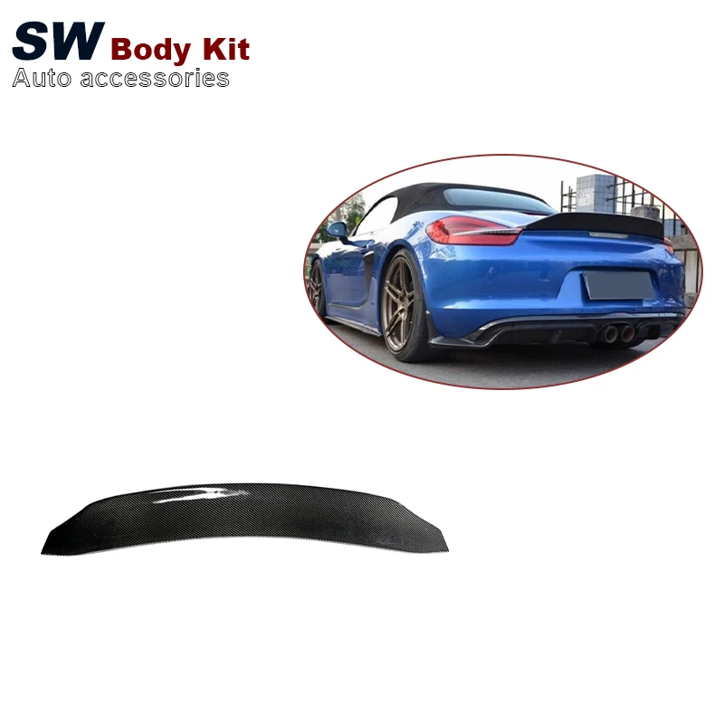 981 Carbon Fiber Rear Spoiler For Porsche 981 Cayman Boxster 2013-2016 Rear Trunk Spoiler Lip Guide Wing Lip Rear Wing
981 Carbon Fiber Rear Spoiler For Porsche 981 Cayman Boxster 2013-2016 Rear Trunk Spoiler Lip Guide Wing Lip Rear Wing