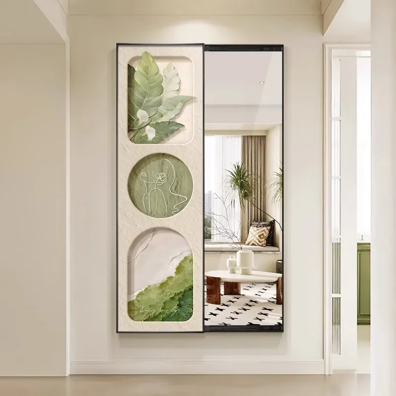 Modern simple hidden full-body mirror porch hanging painting push-pull invisible full-length mirror
Modern simple hidden full-body mirror porch hanging painting push-pull invisible full-length mirror