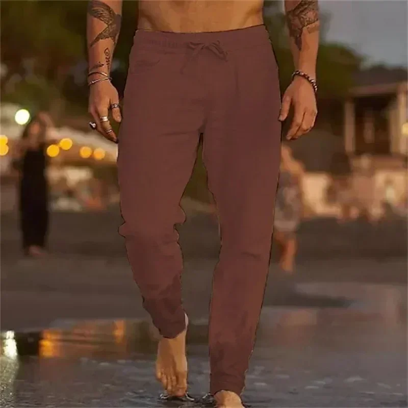 Classic Mens Solid Cotton and Linen Ventilate Beach Long Pants Color Linen Trousers 2024 Men's Sports Fitness Streetwear S-5XL
Classic Mens Solid Cotton and Linen Ventilate Beach Long Pants Color Linen Trousers 2024 Men's Sports Fitness Streetwear S-5XL