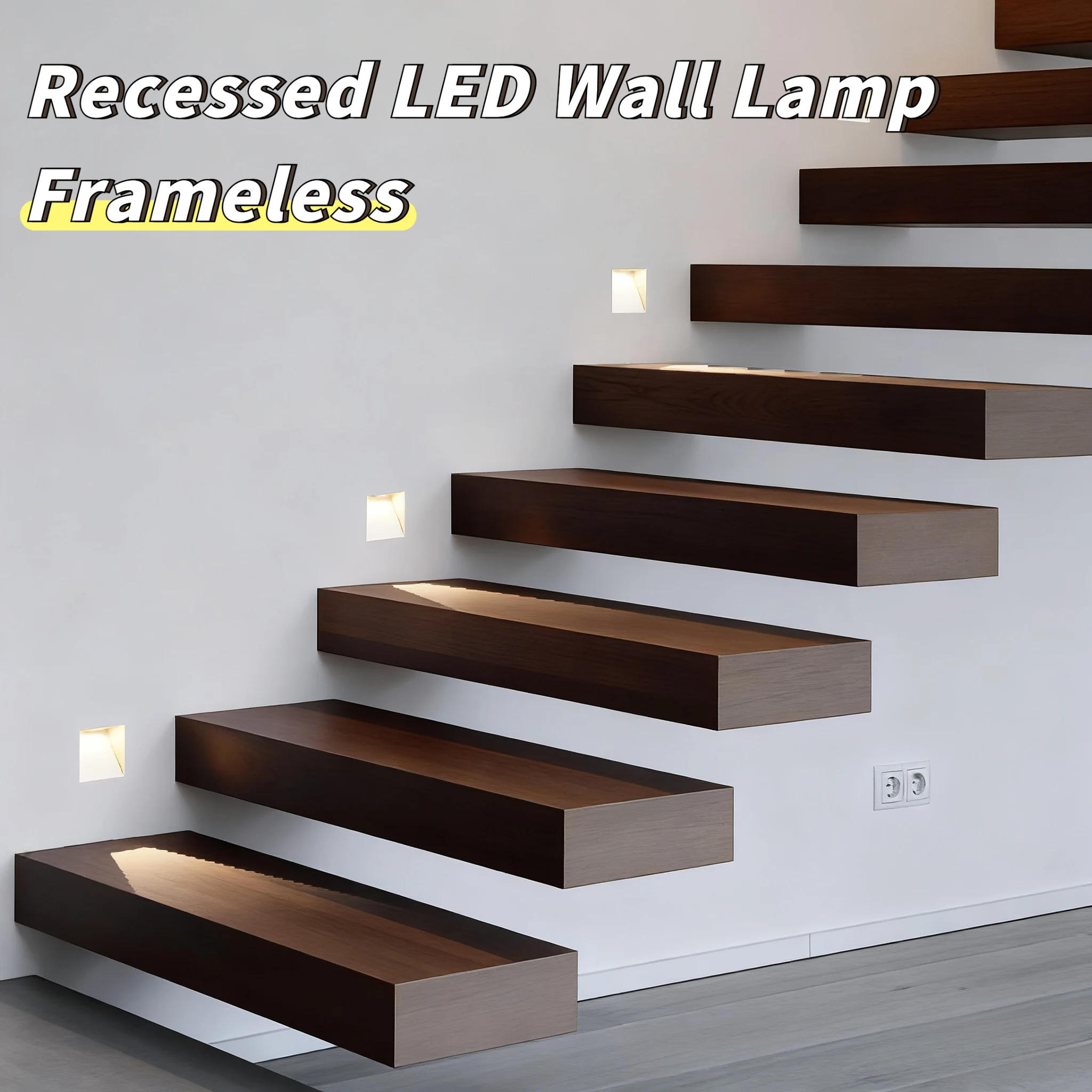 Recessed Motion Detect LED Wall Lamp Frameless 3W Step StairCase Lighting For Home Channel Corridor Hotel Indoor Night Footlight
Recessed Motion Detect LED Wall Lamp Frameless 3W Step StairCase Lighting For Home Channel Corridor Hotel Indoor Night Footlight