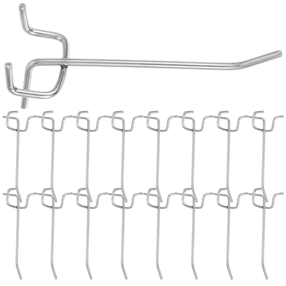 20 Pcs Hook Nail Board Hooks for Grid Wall Heavy Duty Accessories Iron Peg Pegboard Garage Storage
20 Pcs Hook Nail Board Hooks for Grid Wall Heavy Duty Accessories Iron Peg Pegboard Garage Storage
