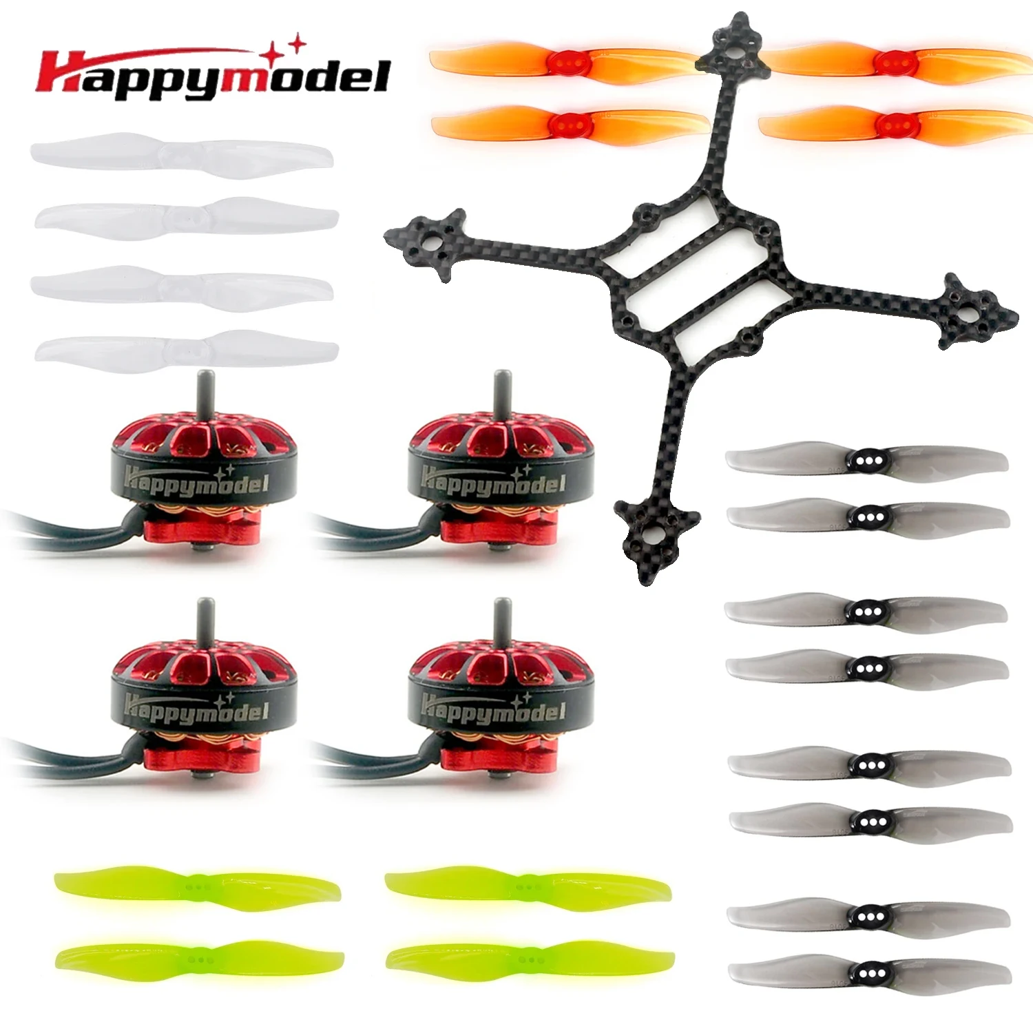 HappyModel Crux3 3in Toothpick Frame Kit EX1202.5 8000KV Brushless Motor Gemfan 3018 Propeller for RC FPV Drone Racing DIY Parts
HappyModel Crux3 3in Toothpick Frame Kit EX1202.5 8000KV Brushless Motor Gemfan 3018 Propeller for RC FPV Drone Racing DIY Parts