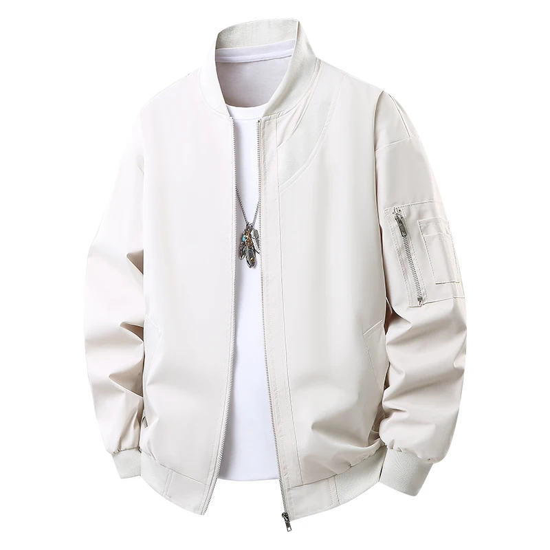 Brand Jackets New Loose Men's Solid Color Zipper Jacket Fashionable and Versatile Outdoor Business Casual Jacket Men's Jacket
Brand Jackets New Loose Men's Solid Color Zipper Jacket Fashionable and Versatile Outdoor Business Casual Jacket Men's Jacket