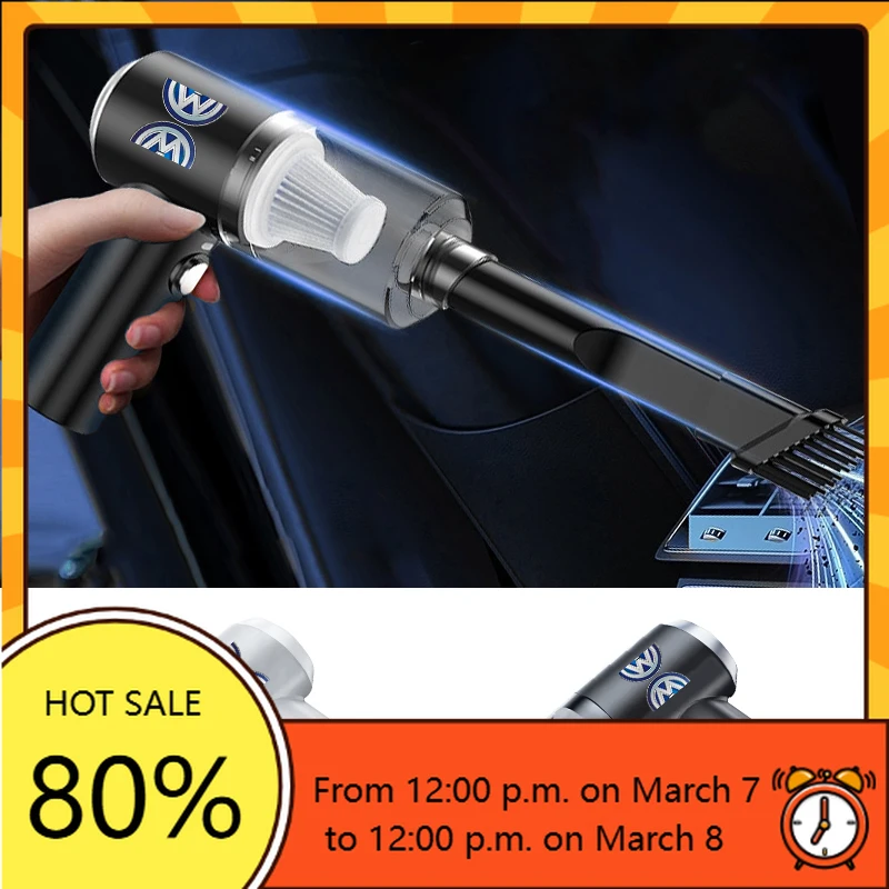 VW GTI GOLF Car Wireless Vacuum Cleaner High Powerful Dual Use Portable Vacuum Cleaner For Volkswagen Polo B5 B6 B7 T4 T5 Golf 5
VW GTI GOLF Car Wireless Vacuum Cleaner High Powerful Dual Use Portable Vacuum Cleaner For Volkswagen Polo B5 B6 B7 T4 T5 Golf 5