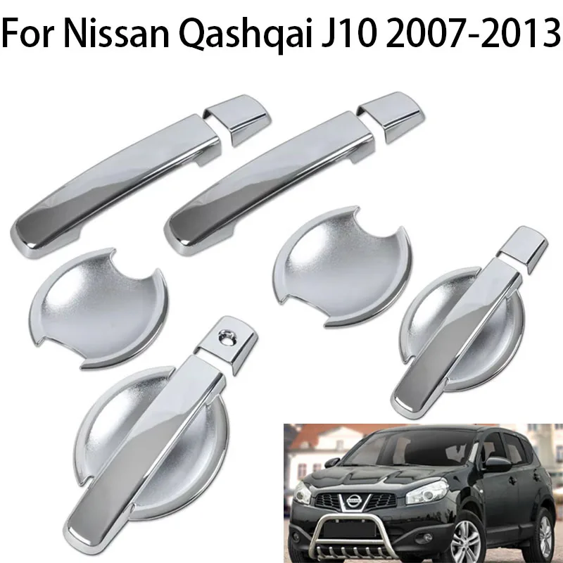 For Nissan Qashqai J10 2007-2013 Car Exterior Door Handles Bowl Cover Overlays Protection Catch Cap Chrome Silver Style
For Nissan Qashqai J10 2007-2013 Car Exterior Door Handles Bowl Cover Overlays Protection Catch Cap Chrome Silver Style