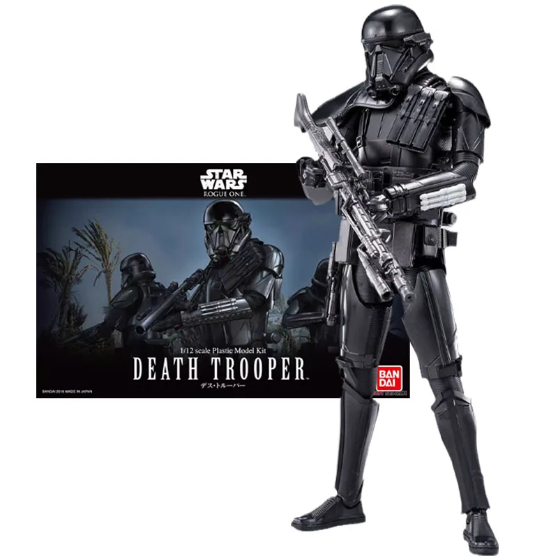 Экшн-фигурки Bandai Звездные WARS Rogue One из аниме «Death Trooper», комплект пластиковых моделей 1/12, детские игрушки для мальчиков
Экшн-фигурки Bandai Звездные WARS Rogue One из аниме «Death Trooper», комплект пластиковых моделей 1/12, детские игрушки для мальчиков