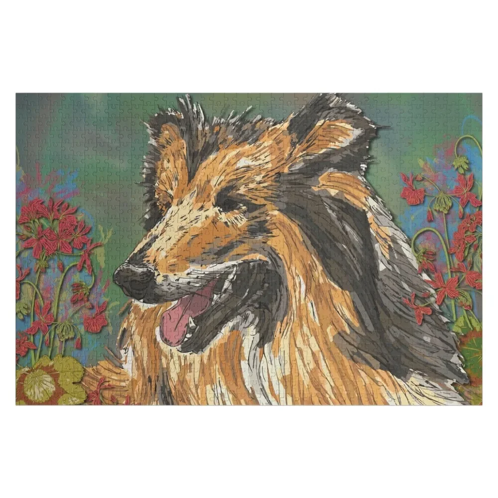 Rough Collie and Geraniums Jigsaw Puzzle Toys For Children Customized Kids Gift Puzzle
Rough Collie and Geraniums Jigsaw Puzzle Toys For Children Customized Kids Gift Puzzle