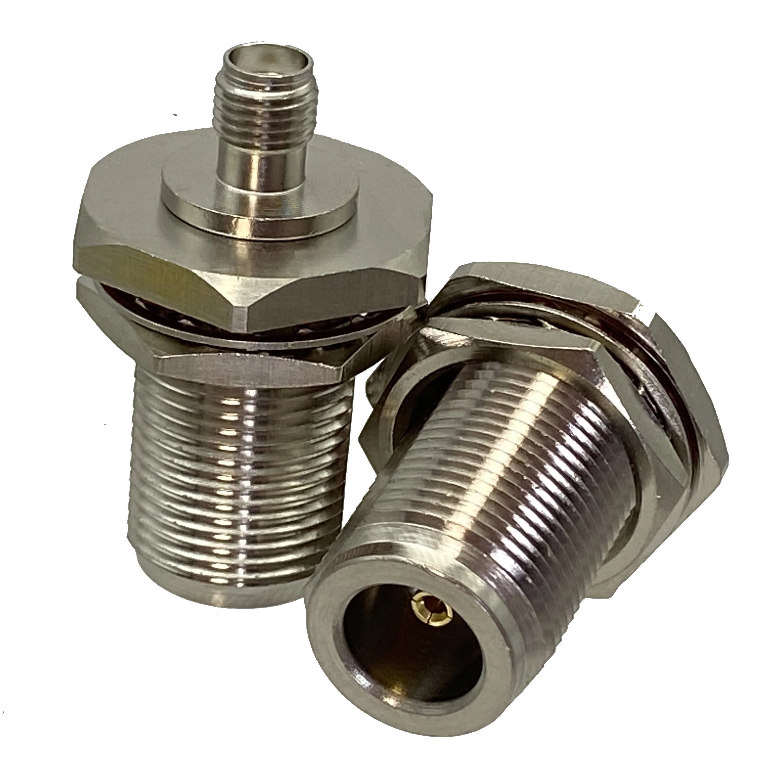 1Pcs SMA Female Jack to N Female Jack Bulkhead Nut RF Adapter Connector Coaxial High Quanlity 50ohm Nickel plated
1Pcs SMA Female Jack to N Female Jack Bulkhead Nut RF Adapter Connector Coaxial High Quanlity 50ohm Nickel plated