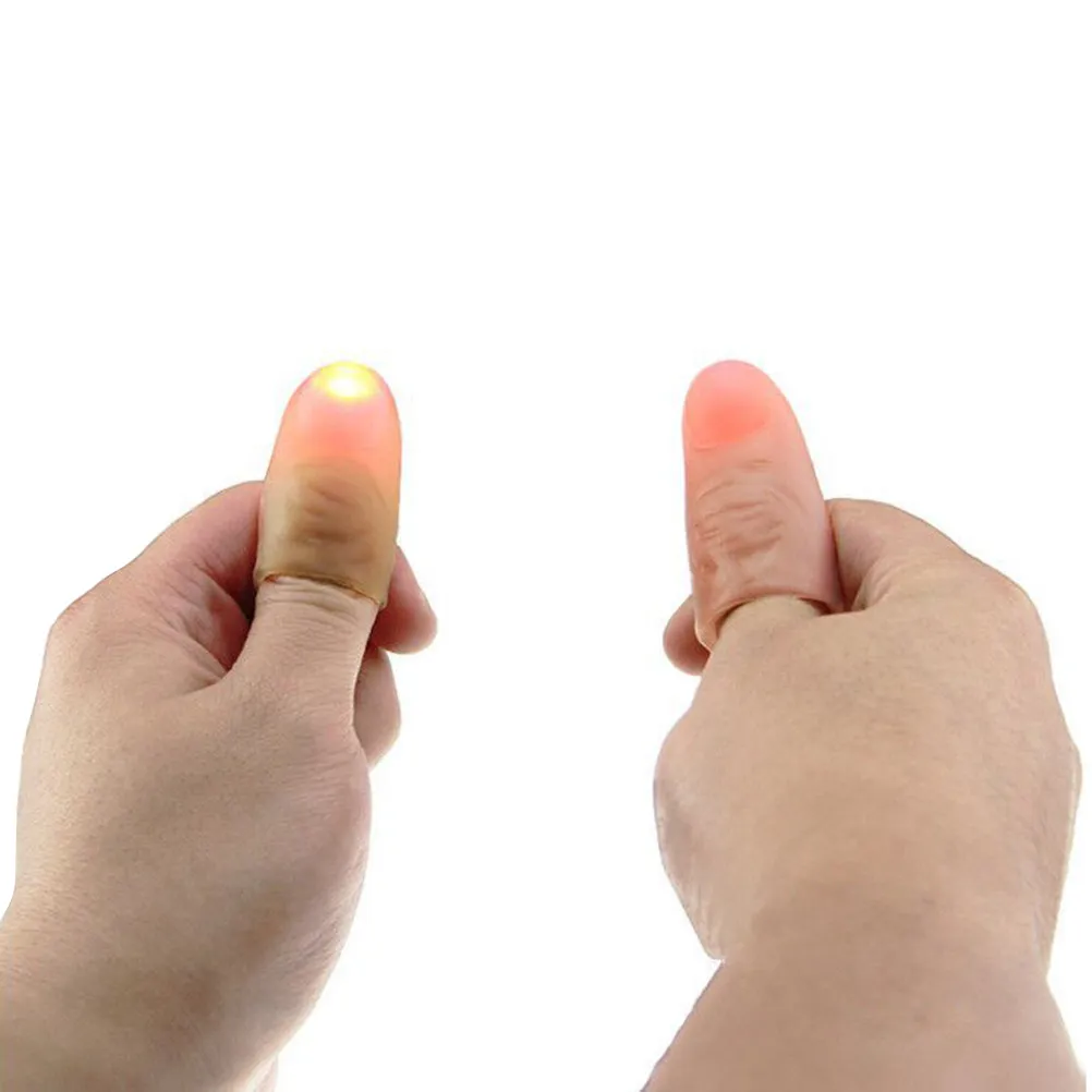 Trick Thumb Super Bright Flashing Finger Lamp Random Color Comfortable Fun Party Favor Finger Lights
Trick Thumb Super Bright Flashing Finger Lamp Random Color Comfortable Fun Party Favor Finger Lights