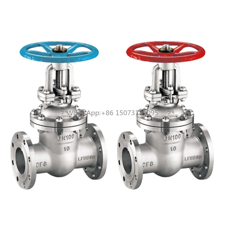 ASME/API600 Bevel Gear Stainless Steel CF8/WCB 150lb/600lb Double Flange Gate Valve for Flow Control