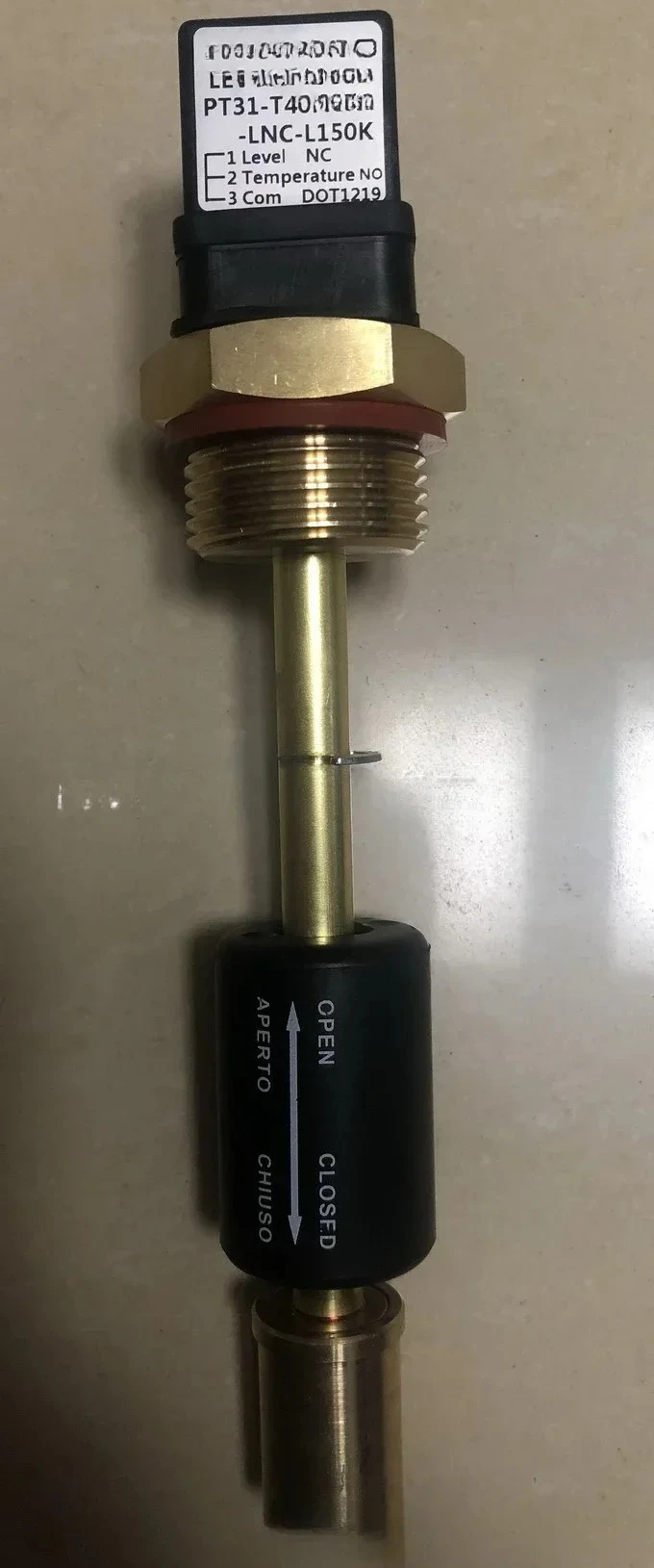 Hot Sale Liquid Level Temperature Integrated Switch PT31-T40NO-LNC-L150K
Hot Sale Liquid Level Temperature Integrated Switch PT31-T40NO-LNC-L150K