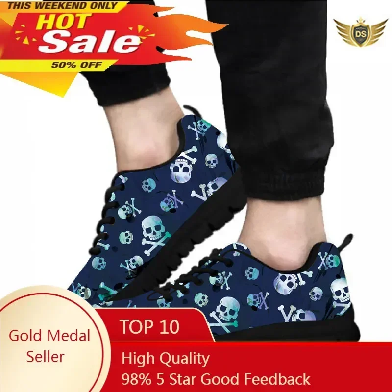 Gradient Skull Pattern Sneaker For Men Casual Outdoor Sneaker Dark Blue Fashion Skull Shoes Lace-up Vulcanized Shoe
Gradient Skull Pattern Sneaker For Men Casual Outdoor Sneaker Dark Blue Fashion Skull Shoes Lace-up Vulcanized Shoe