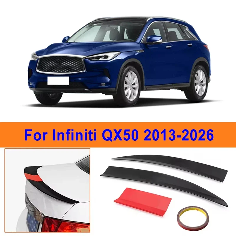 For Infiniti QX50 2013-2026 3-Section ABS Rear Trunk Spoiler 115-125cm Adjustable Sports Decor Top Wing Car Exterior Parts
For Infiniti QX50 2013-2026 3-Section ABS Rear Trunk Spoiler 115-125cm Adjustable Sports Decor Top Wing Car Exterior Parts