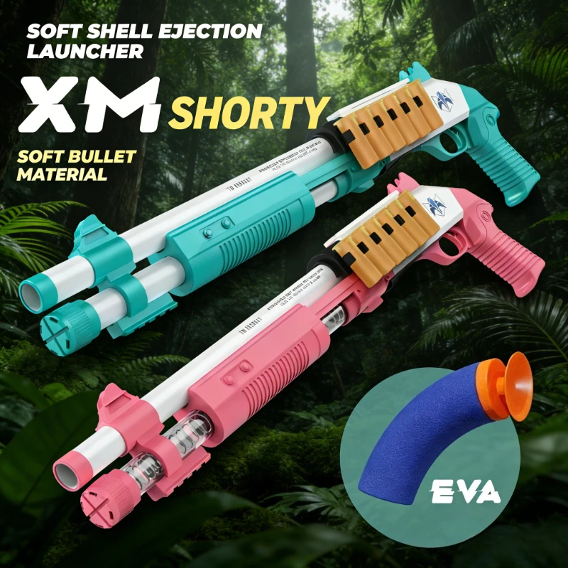 Игрушечный пистолет XM1014 с мягким выбросом гильз, модель пистолета для стрельбы пенопластовыми дротиками, ручной пластиковый бластер для детей и взрослых, для игр на открытом воздухе.
Игрушечный пистолет XM1014 с мягким выбросом гильз, модель пистолета для стрельбы пенопластовыми дротиками, ручной пластиковый бластер для детей и взрослых, для игр на открытом воздухе.
