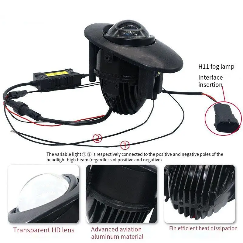 BI LED Fog Light Lens Projector H8 H9 H11 for Honda Civic Jade Spirior 12V 35W 3000K 3800K Lime 6000K
BI LED Fog Light Lens Projector H8 H9 H11 for Honda Civic Jade Spirior 12V 35W 3000K 3800K Lime 6000K