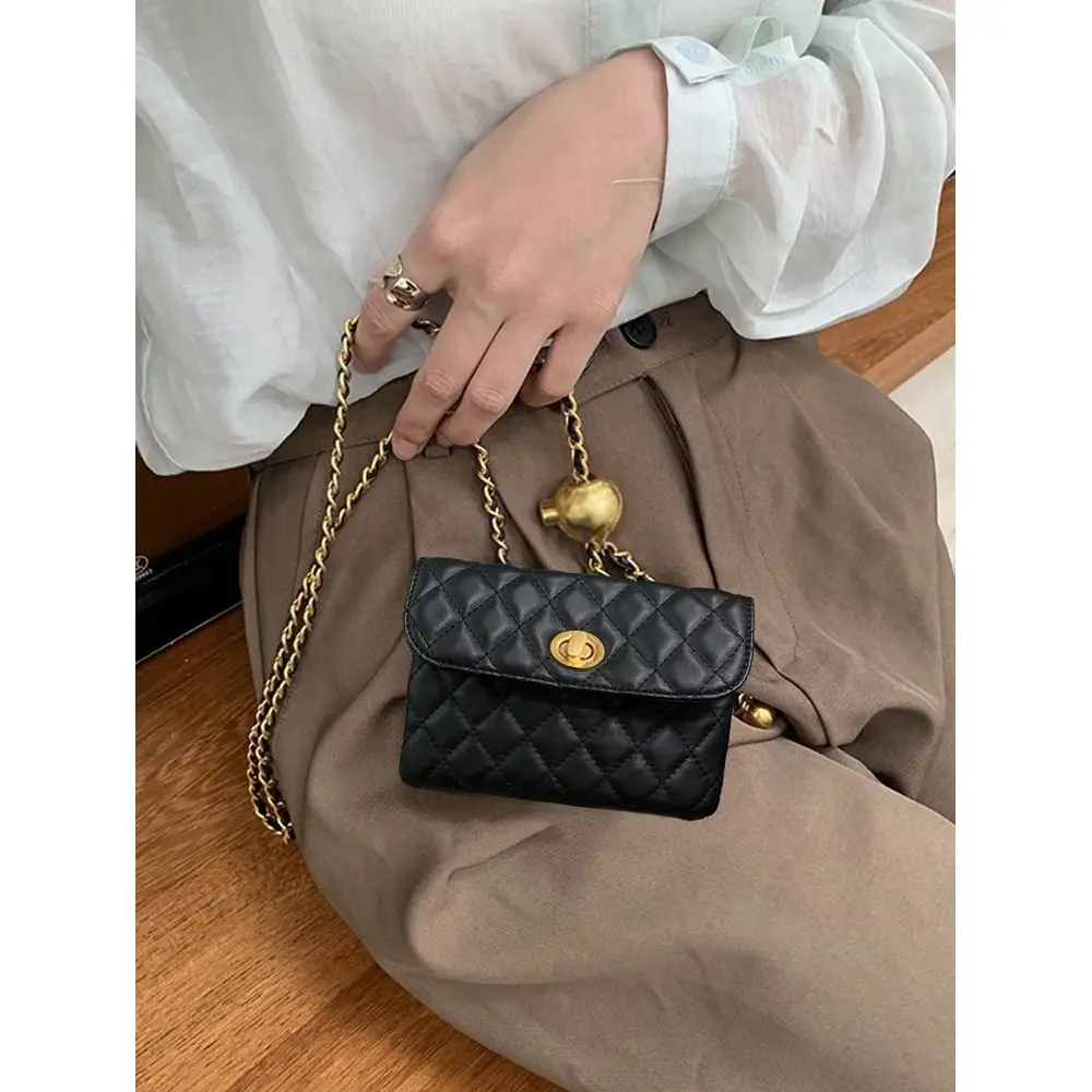 Fashionable Versatile Rhombic Embroidery Detachable Chain Mini MultiFunction Waist Bag Shoulder Bag
Fashionable Versatile Rhombic Embroidery Detachable Chain Mini MultiFunction Waist Bag Shoulder Bag