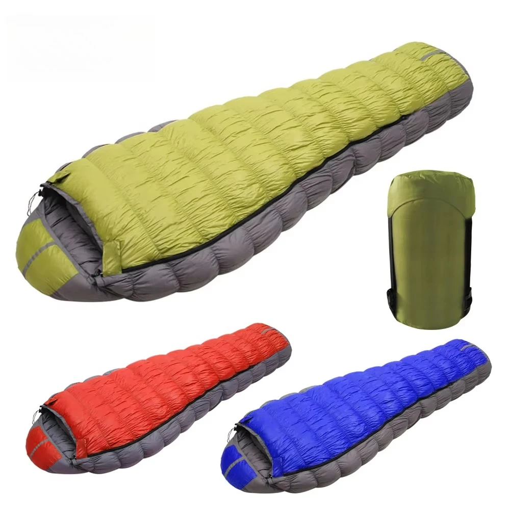 High 600+ FP Winter Ultralight Sleeping Bag Luxury Camping -40 Down Sleeping Bag for Outdoor Climbing
High 600+ FP Winter Ultralight Sleeping Bag Luxury Camping -40 Down Sleeping Bag for Outdoor Climbing