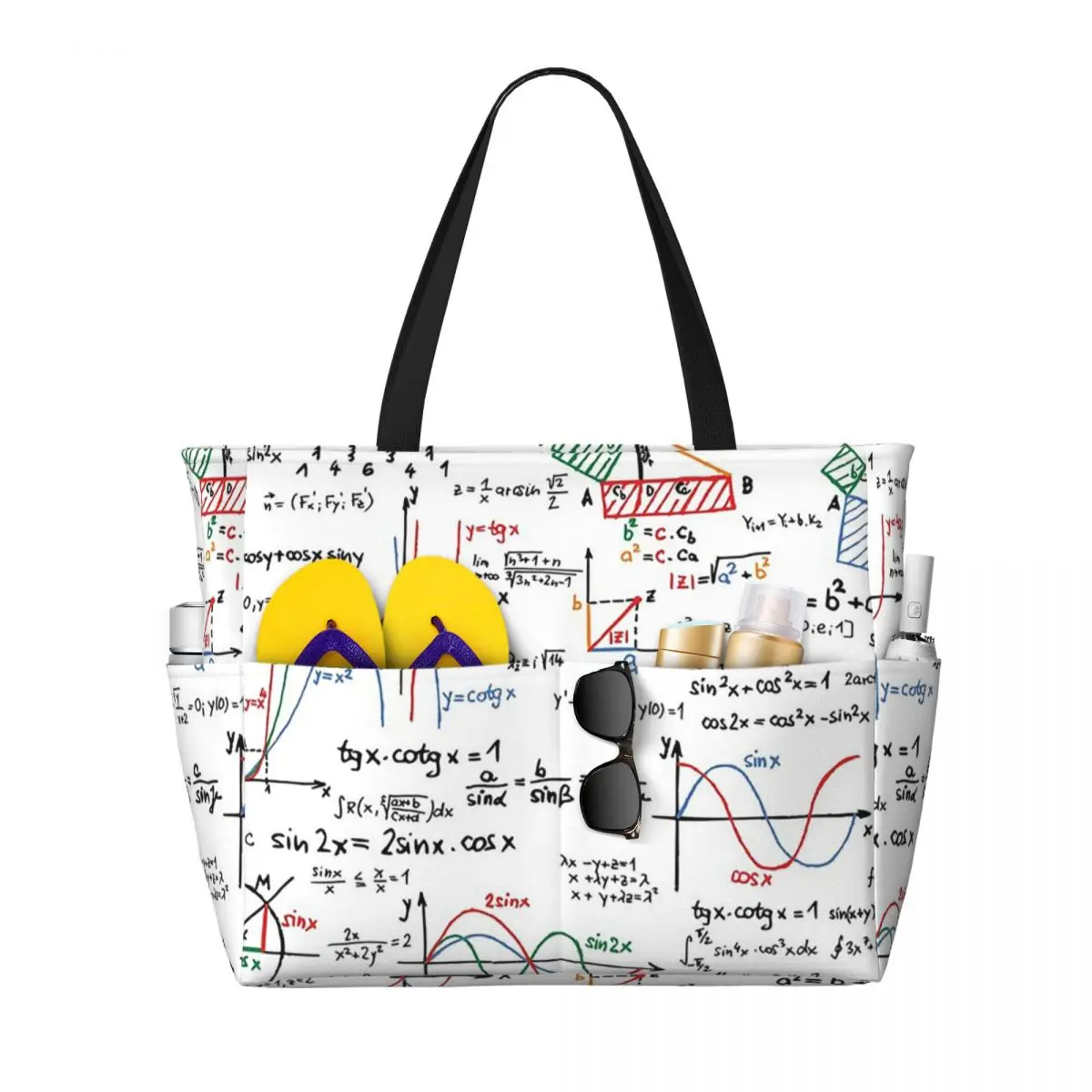 Mathematics Formulas Numbers Beach Tote Bag Sport Gym Yoga Duffle Large Tote Bag Women Travel Bag Fitness bag
Mathematics Formulas Numbers Beach Tote Bag Sport Gym Yoga Duffle Large Tote Bag Women Travel Bag Fitness bag