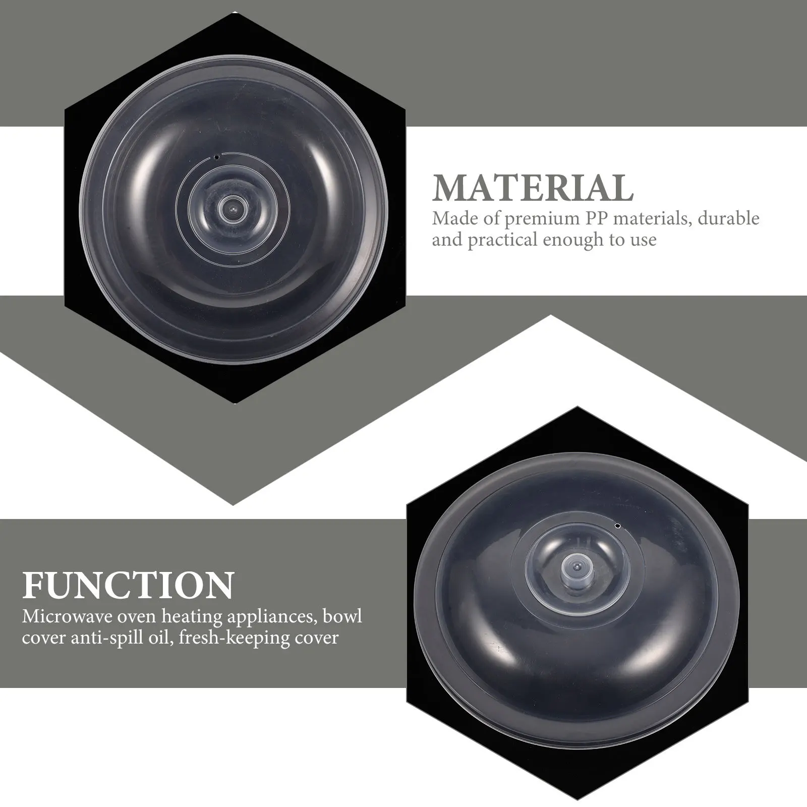 Transparent Microwave Heating Cover Multipurpose Splatting Prevention Insect Proof Kitchen Food Preservation Cover for Food
Transparent Microwave Heating Cover Multipurpose Splatting Prevention Insect Proof Kitchen Food Preservation Cover for Food