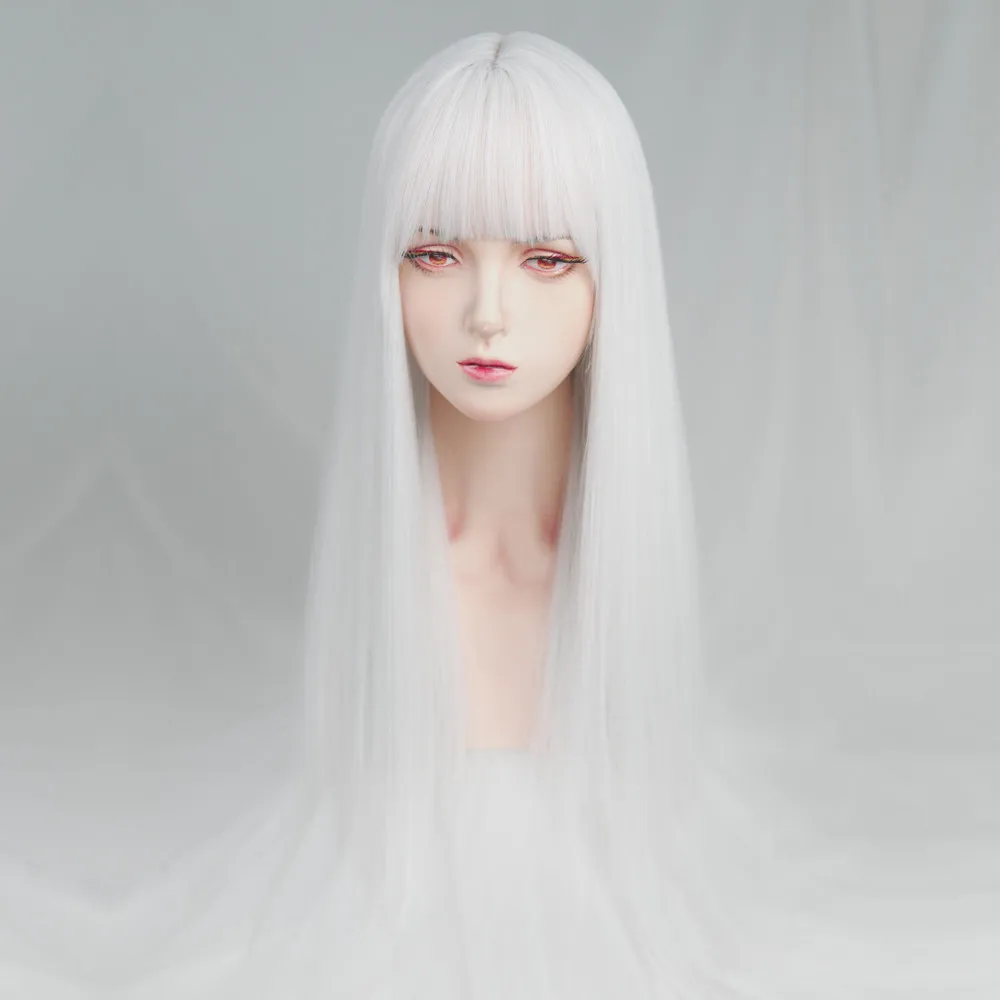 White wig long hair cos universal Internet celebrity daily jk long straight hair halloween female full hood
White wig long hair cos universal Internet celebrity daily jk long straight hair halloween female full hood