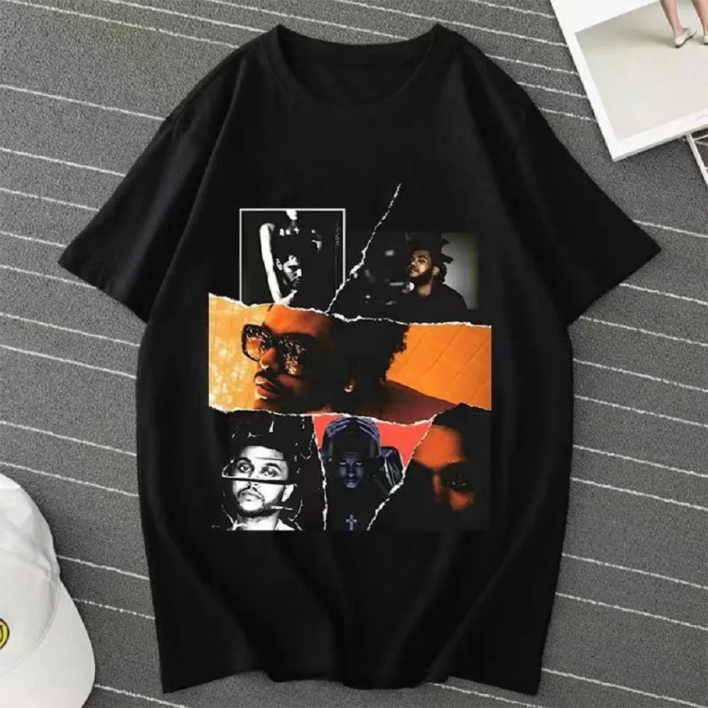 The Weeknd Men's Casual Harajuku Fashion Women Singer Print Tops Tee Summer Female T Shirt Short Sleeve for Boy
The Weeknd Men's Casual Harajuku Fashion Women Singer Print Tops Tee Summer Female T Shirt Short Sleeve for Boy