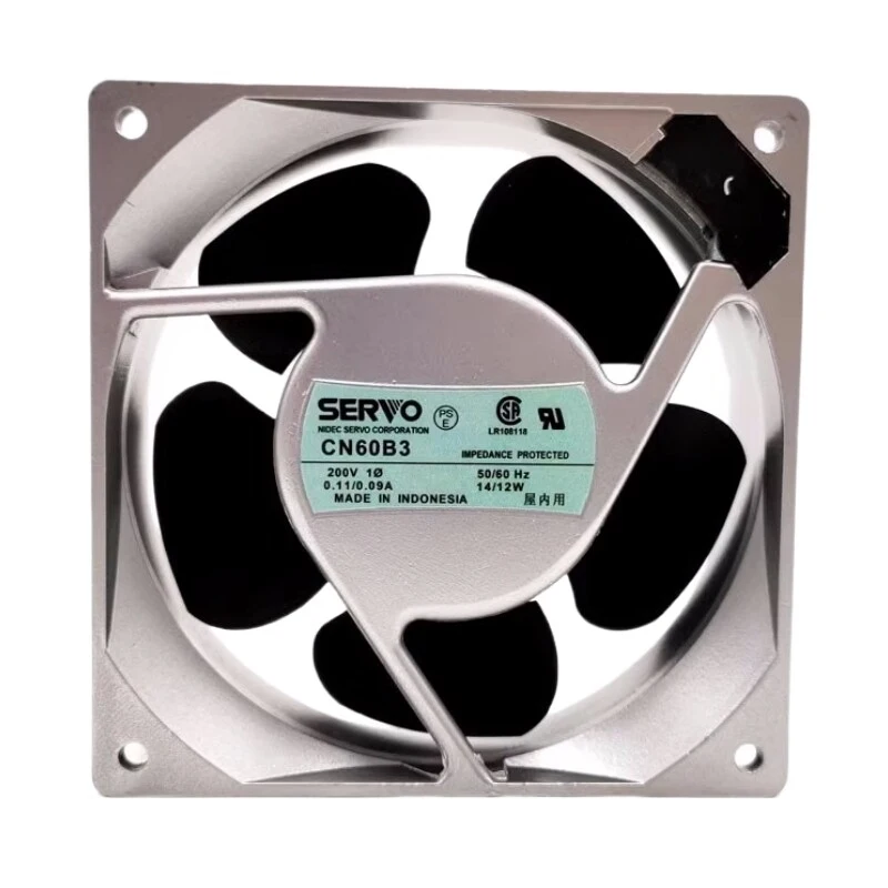 For SERVO CN60B3 200V 0.11/0.09A 50/60Hz 14/12W Aluminum Frame Cooling Fan
For SERVO CN60B3 200V 0.11/0.09A 50/60Hz 14/12W Aluminum Frame Cooling Fan