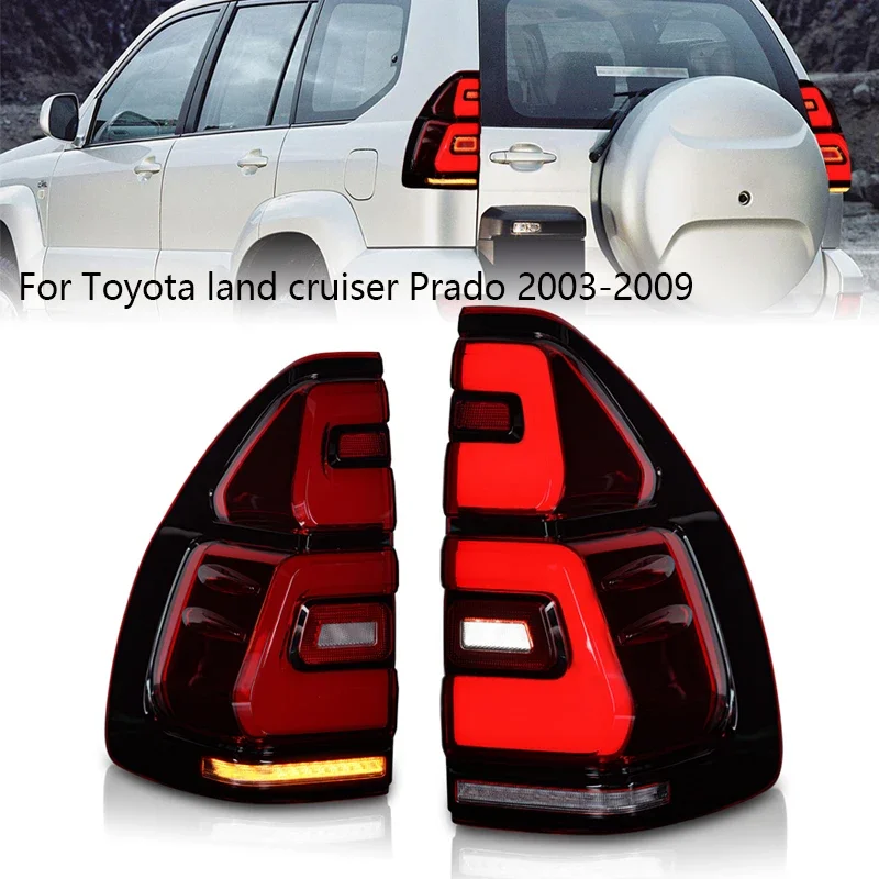 For Toyota Prado Land Cruiser 2003-2009 Car Rear LED Light Turn Signal Warning Stop Fog Lamp Tail Light
For Toyota Prado Land Cruiser 2003-2009 Car Rear LED Light Turn Signal Warning Stop Fog Lamp Tail Light
