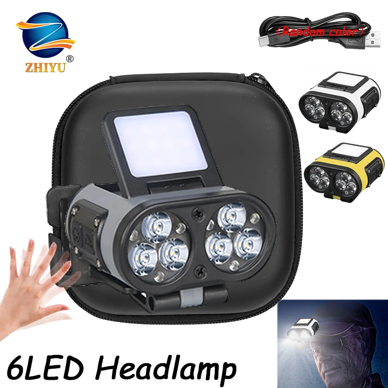 Датчик COB светодиодный налобный фонарь с зажимом, USB аккумуляторная головка, фонарик со встроенной батареей, светодиодная головка для рыбалки, кемпинга
Датчик COB светодиодный налобный фонарь с зажимом, USB аккумуляторная головка, фонарик со встроенной батареей, светодиодная головка для рыбалки, кемпинга