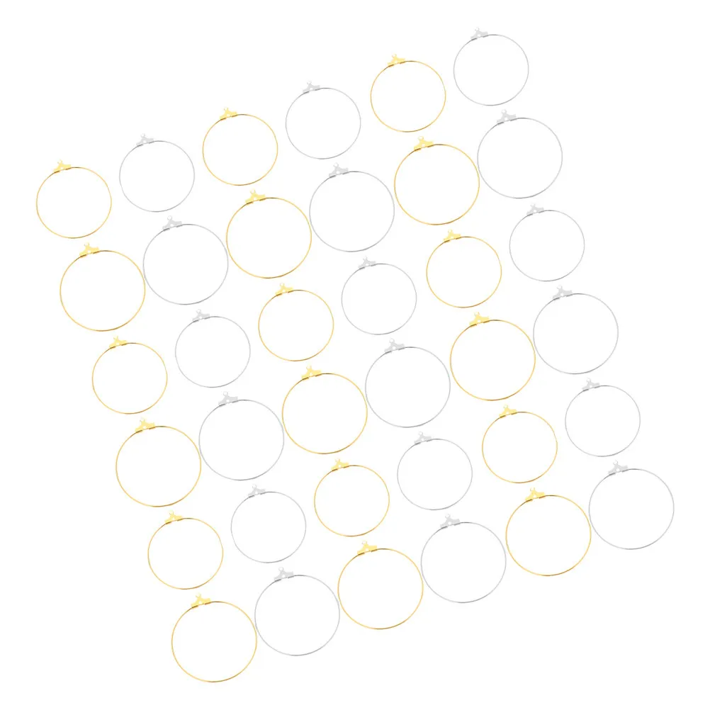 40 шт. круглых подвесок для серег, геометрические бусины-кольца для набора для изготовления серег своими руками, детали для создания украшений, металлические основы для серег
40 шт. круглых подвесок для серег, геометрические бусины-кольца для набора для изготовления серег своими руками, детали для создания украшений, металлические основы для серег