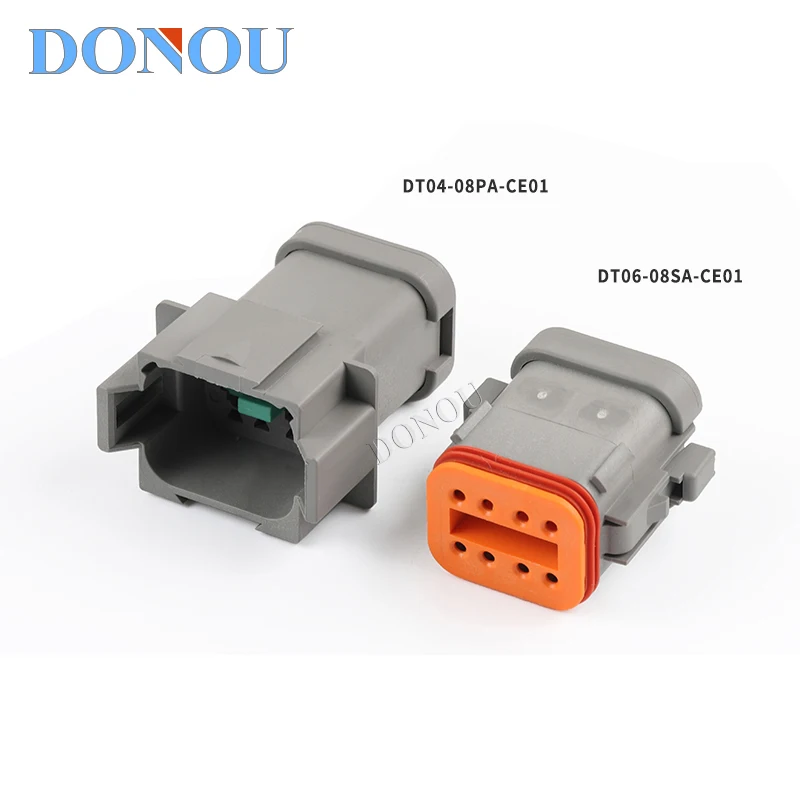 DT04-08PA-CE01 Deutsch DT type 8-hole waterproof connector Grey with flat cover DT06-08SA-CE01
DT04-08PA-CE01 Deutsch DT type 8-hole waterproof connector Grey with flat cover DT06-08SA-CE01