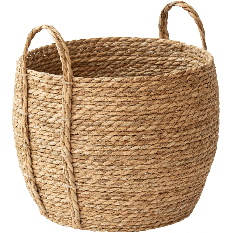 seaweed woven handmade flower basket with handle rattan decorative flower pot large dirty clothes basket clothes storage basket
seaweed woven handmade flower basket with handle rattan decorative flower pot large dirty clothes basket clothes storage basket