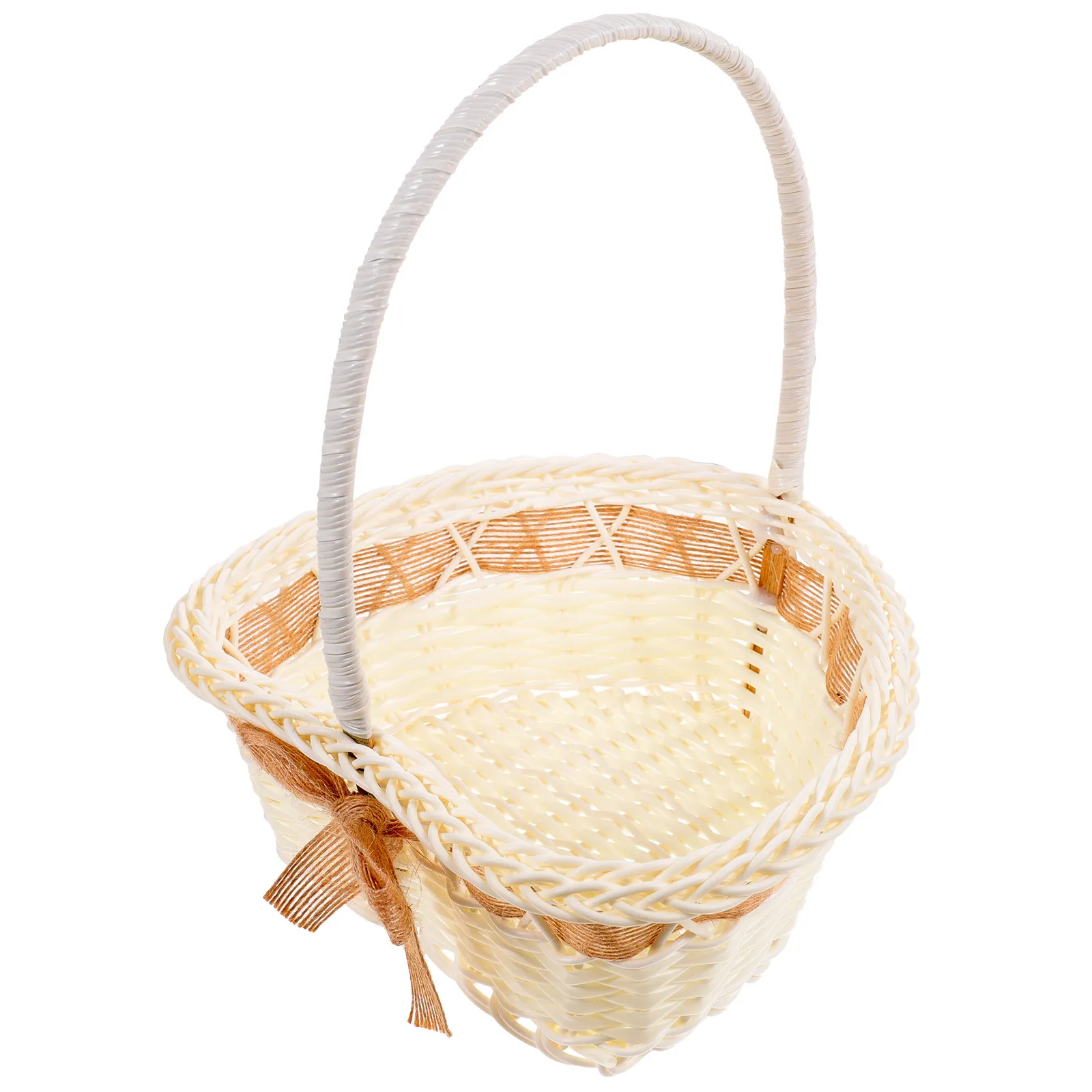 Heart Shaped Flower Basket for Wedding Flower Girls Classic Elegant Design Handheld Rattan Basket for Petals Fruits Candies
Heart Shaped Flower Basket for Wedding Flower Girls Classic Elegant Design Handheld Rattan Basket for Petals Fruits Candies
